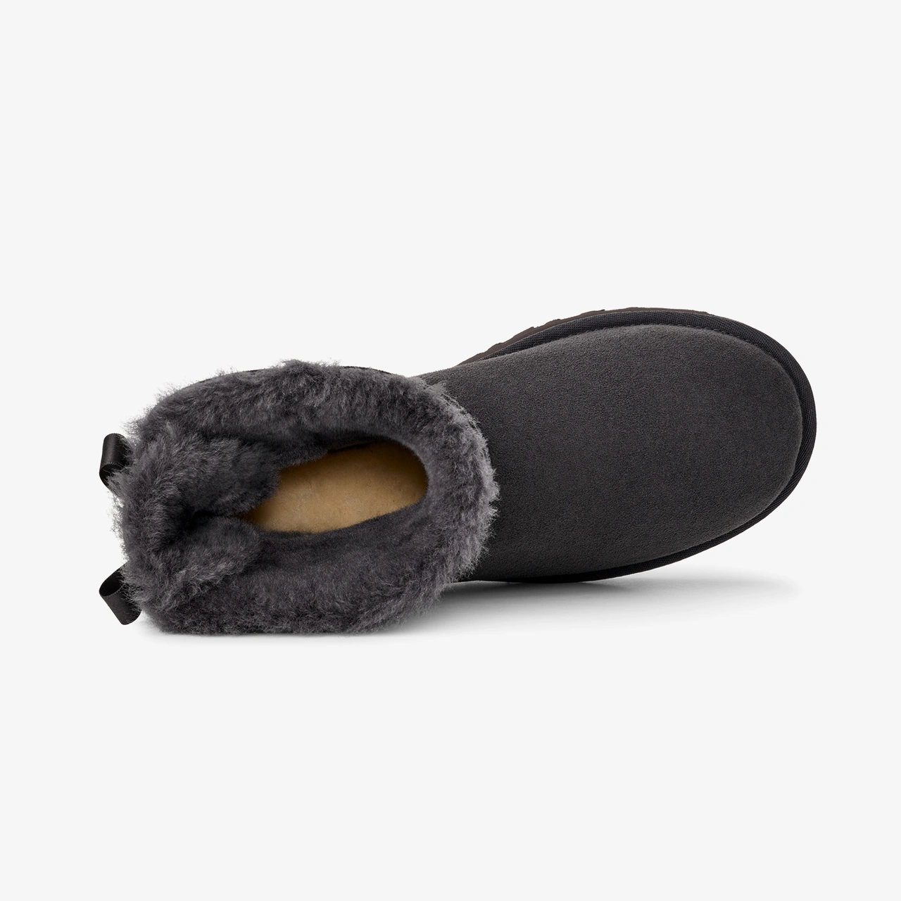 Ugg Mini Bailey Bow Kadın Gri Bot 1016501 Gri
