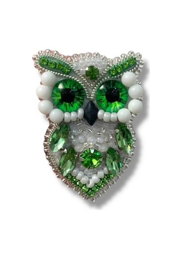 Tvoabroshka Broş Yapım Seti 166342552 Beyaz Dokulu