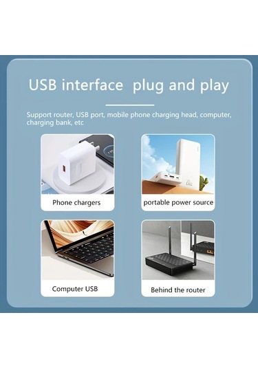 Xuweiwei Siyah Çift Usb Fan Routers Soğutucu Tabanı Sessiz Hızlı Soğutma Set Top Kutular Ağ Anahtarları Uyumlu Plastik Usb Güçlü 36v