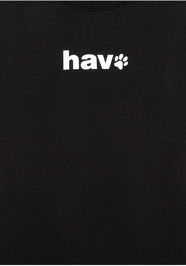 Mavi - Hav Baskılı Siyah Tişört 1613288-900 Siyah