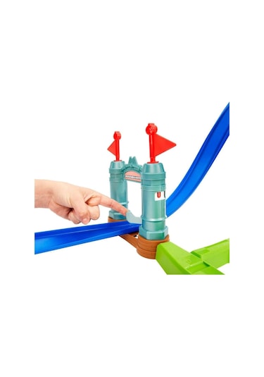 Nessiworld Hgk59 Hw Mario Kart Keskin Dönüşler Pist Seti /hot Wheels Çok Renkli