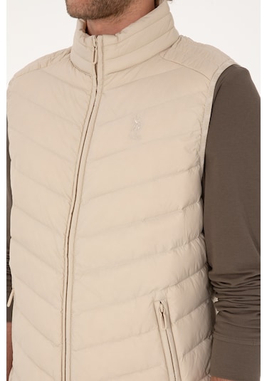 U.s. Polo Assn. Erkek Taş Yelek Dokuma 50310045-vr049 Tas