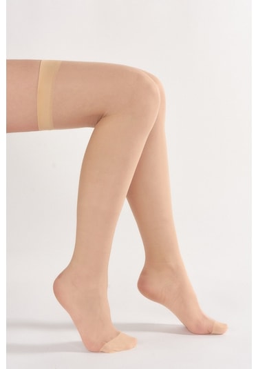 Nbb Kadın Sahra Fine Diz Üstü Çorap-Sahra