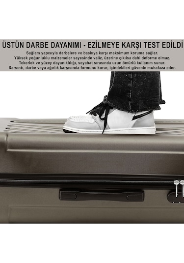 Anthony Jackson Ultra Hafif Abs Valiz Trıon Füme