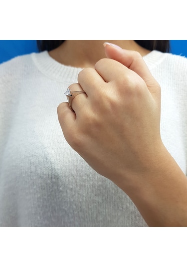 Lova G Renk 0,45 Karat Pırlanta Tektaş Yüzük - Idl - 1070173