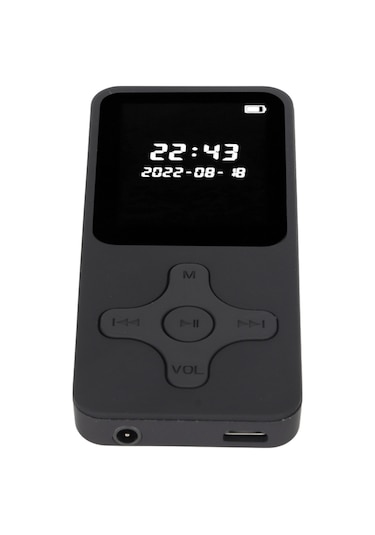 Kangvka Bluetooth 5.0 Taşınabilir Mp3/mp4 Çalar - 1.77" Lcd Ekran, Hifi Ses, Fm Radyo, Kaydedici, Kitap Okuyucu, 128gb Genişletilebilir Hafıza