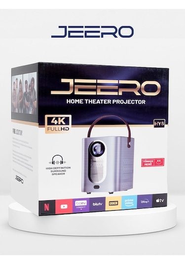 Jeero Hy6 Ev Sinema Projeksiyon Cihazı Ayak -türkçe Menü