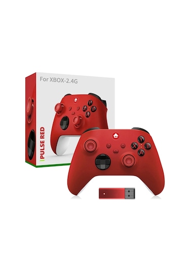 Konsol Plus Xbox 9. Nesil Kablosuz PC / Android / iOS Uyumlu Oyun Kolu Kırmızı
