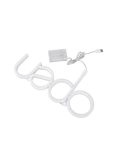 Lemestar Rgb Led Açık İşaret Led Neon Işığı Usb/pil Beslemeli Pil Yok 35x18.5cm Restoran Bar Mağaza Penceresi Dekorasyonu Parlak Renkli Açık Işareti Diğer