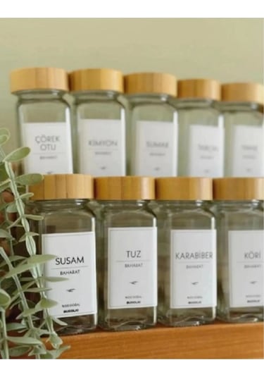 Mien Men 711908 Cam Baharat Seti 12 Li Çok Renkli