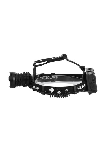 Ulzyvf Zoom Xhp70 Usb Teleskopik Siyah Şarj Lambası Kafa Işık Güçlü Far Dış Balıkçılık Aydınlatma Aj Siyah