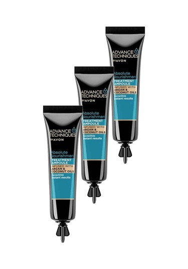 Avon Advance Techniques Argan Yağı Içeren Besleyici Saç Serumu 3 x 15 ML