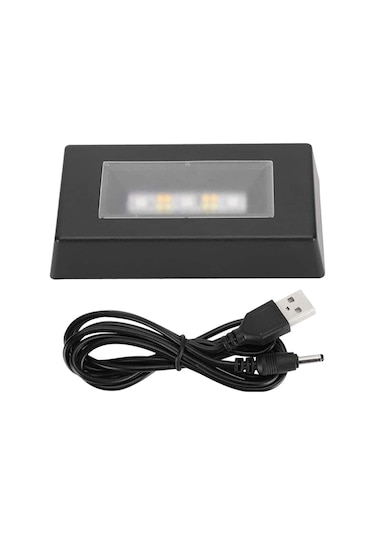 Suntek Renk Değiştiren Işık Standı Kristal Ekran Takı Siyah Çok Renkli