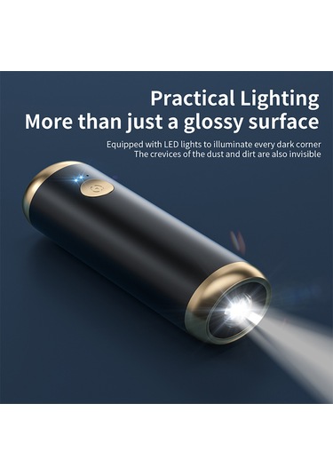 Reedark 3'ü 1 Arada Kablosuz Araç Süpürgesi - Şarj Aleti Ve El Feneri İle Güçlü Emiş