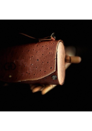 Hakiki Deri, El Yapımı Bayan Çanta, Bayan Cüzdan Larissa V43 Açık Kahverengi