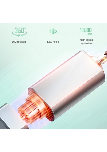 Hfambition Siyah 3 Seviyeli Usb-c Şarjlı Elektrikli Makyaj Fırçası Temizleyici - 800mah Pil Ve 5 Adet Fırça Kapağı