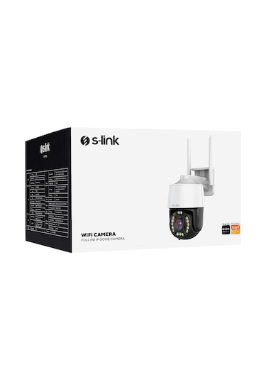 SL-PTZ02 Wifi IP Kamera Gece Görüşlü Bebek İzleme 3.6 Lens PTZ Ha