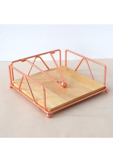 Gümüş Rustik Tarzı Düz Peçete Tutucu Metal Mutfak Kare Kağıt Kutusu Tezgah Masa Kağıt Mendil Dispenseri