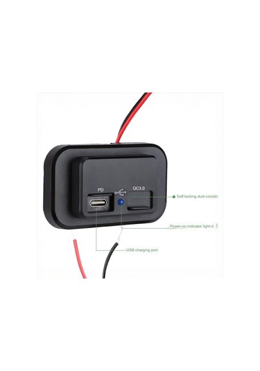 Usb Car Charger - Ucc-328 Qc Pd
