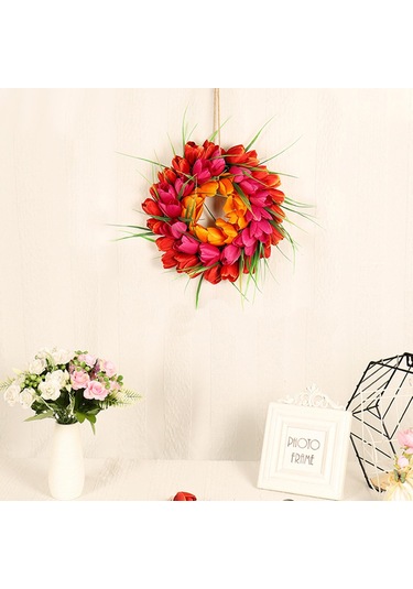 Suntek Çelenk Dal Garland Düğün Kapı Dekor Turuncu