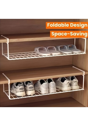 Dashanshop Büyük Beyaz Metal Ayakkabı Askısı - Katlanır Dolaplı Çok Amaçlı Düzenleyici Beyaz Dashanshop Büyük Beyaz Metal Ayakkabı Askısı - Katlanır Dolaplı Çok Amaçlı Düzenleyici Beyaz
