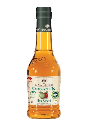 Kemal Kükrer Organik Elma Sirkesi Cam 500 ML