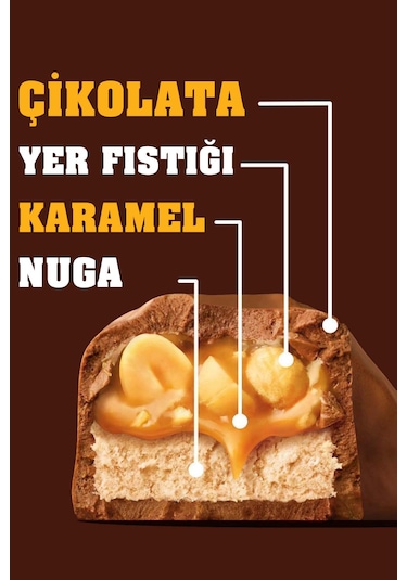 Snickers Yer Fıstıklı Çikolata 50 G X24