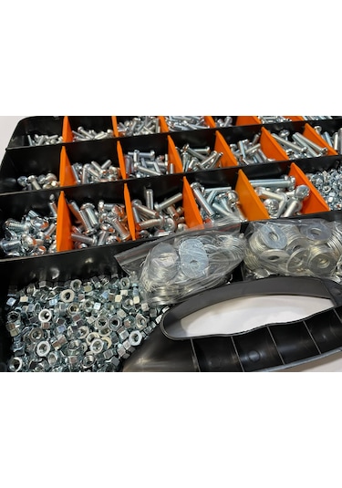 2510 Parça M4 M5 M6 Vida Somun Pul Seti