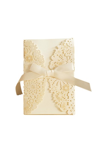 Mufunye 10 Adet İçi Boş Düğün Davetiye Kartları Zarflı Fiyonk Düğün Gelin Duşu Nişan Tebrik Kartı Y