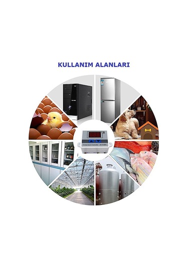 Komponentci Xh-w3002 220v Ac Dijital Zaman Ayarlı Termostat 1500w