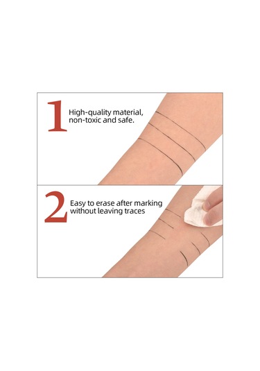 Geeksen Profesyonel Kaş Mikroblading İpi - 30 Metre Kömür Rengi - Hassas Kontür Çizimi İçin