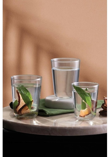 Paşabahçe Otto 18 Parça Su Meşrubat ve Kahve Yanı Su Bardak Seti