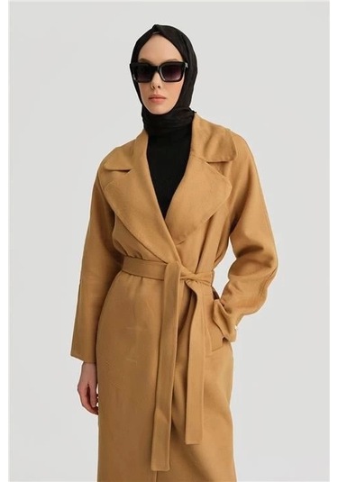 Armine Erkek Yaka Handmade Manto 24k8110 Camel Kahverengi