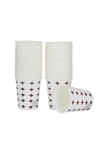 Kullan At Karton Bardak - Karton Kağıt Bardak 100 Adet