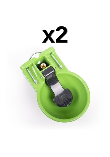 2'li Kutluk Otomatik Dilli 2 Litre Plastik Hayvan Suluğu