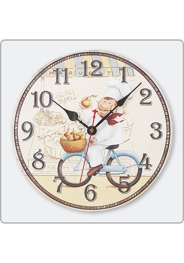 Aircraft Carrier Jzcat 12 İnç Sessiz Ahşap Duvar Saati-o Kahverengi