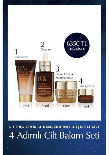 Estee Lauder Nightly Renewal Yüz Bakım Seti