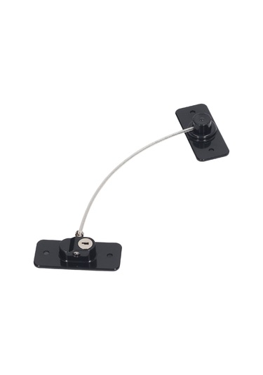 Jeemson Çocuk Güven Kilitleri 360 Derece Döner Tasarım - Pano, Buzdolabı, Çekmece Uyumlu - İz Olmayan Yapıştırıcı İle Kolay Kurulum Siyah Siyah