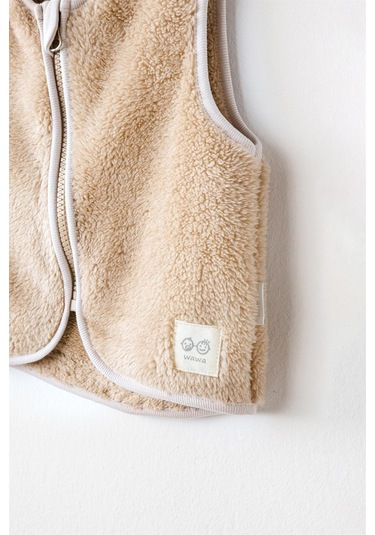 Andywawa Bebek Tinny's Sheeps Peluş Yelek Bej Ac26162 Beige