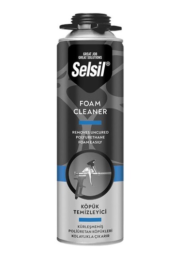 Selsil Poliüretan Köpük Tabanca Temizleyici 500 Ml.