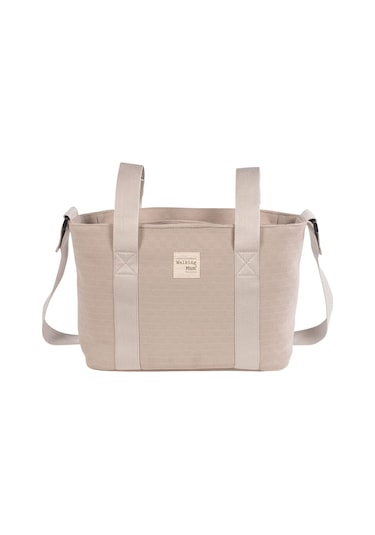 Walking Mum Eco Mum Crossbody Bebek Bakım Çantası Apricot Bej