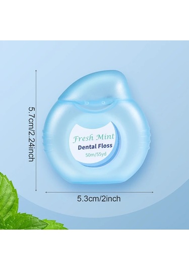 Willowhaven 3 Adet Nane Aromalı Diş İpi Şeritleri - Taşınabilir Çanta Boy