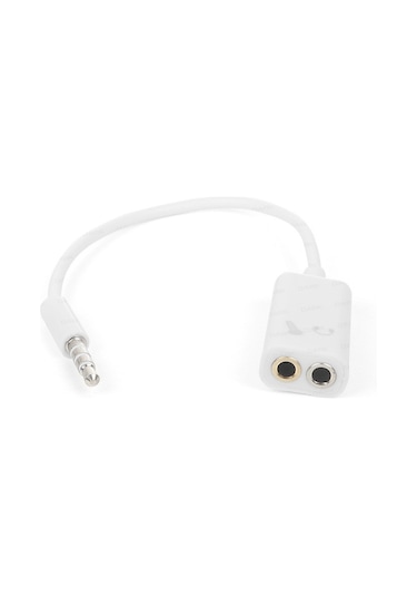 Dark 2X3.5Mm Stereo Dişi 4Pin 3.5Mm Stereo Erkek Y Kablo