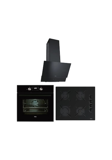 Teka Chef 5 HAK 625 BK - GBE 64002 KB - ATV 60 Siyah Ankastre Set