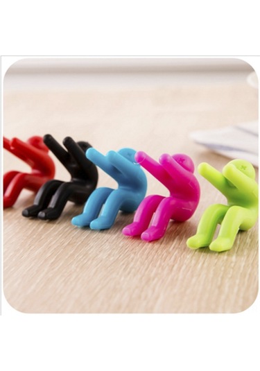 Reedark Çift Paketli Silikon Çok Amaçlı Tutucu - Telefon Tutucu Ve Taşma Önleyici Siyah