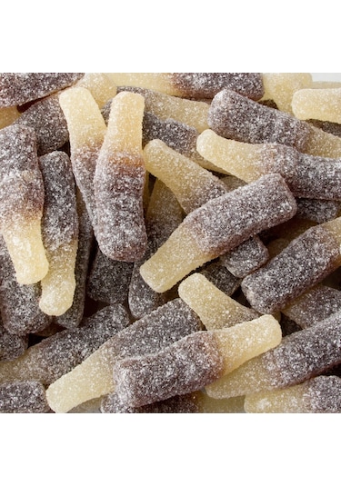 Tommy's Bears Candy Break Sour Cola Bottles Kola Aromalı Ekşi Yumuşak Şeker 113 G