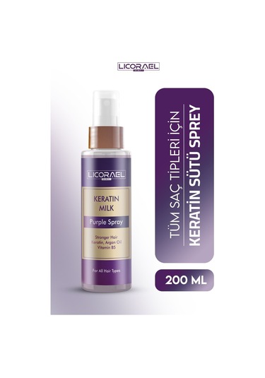 Licorael Keratin Sütü Argan Yağlı Ve Vitamin B5 Terapisi 200 ML