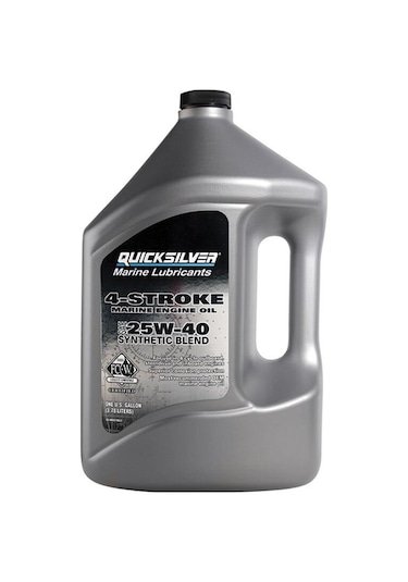 QUICKSILVER 4 STROKE SAE 25W40 SENTETİK YAĞ 3.78L TEKNE VE YAT