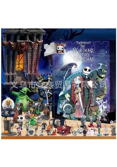 Arifesi Kıyamet Takvimi Kör Kutu Süsü  Yeni Cadılar Bayramı Kör Kutu Oyuncak Yaratıcı Zombi Cadılar Bayramı Kör Kutu B