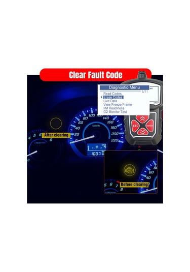 Konnweı Kw309 Evrensel Araba Tarayıcı Profesyonel Otomotiv K15033b